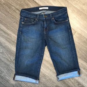 J Brand Cuffed Bermuda Shorts Sz 26